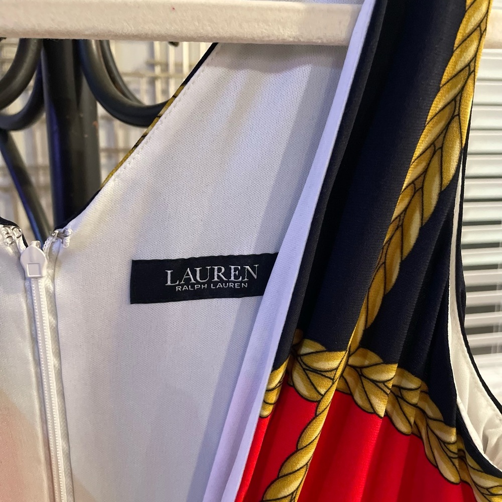 Lauren by Lauren maxi dress red white blue